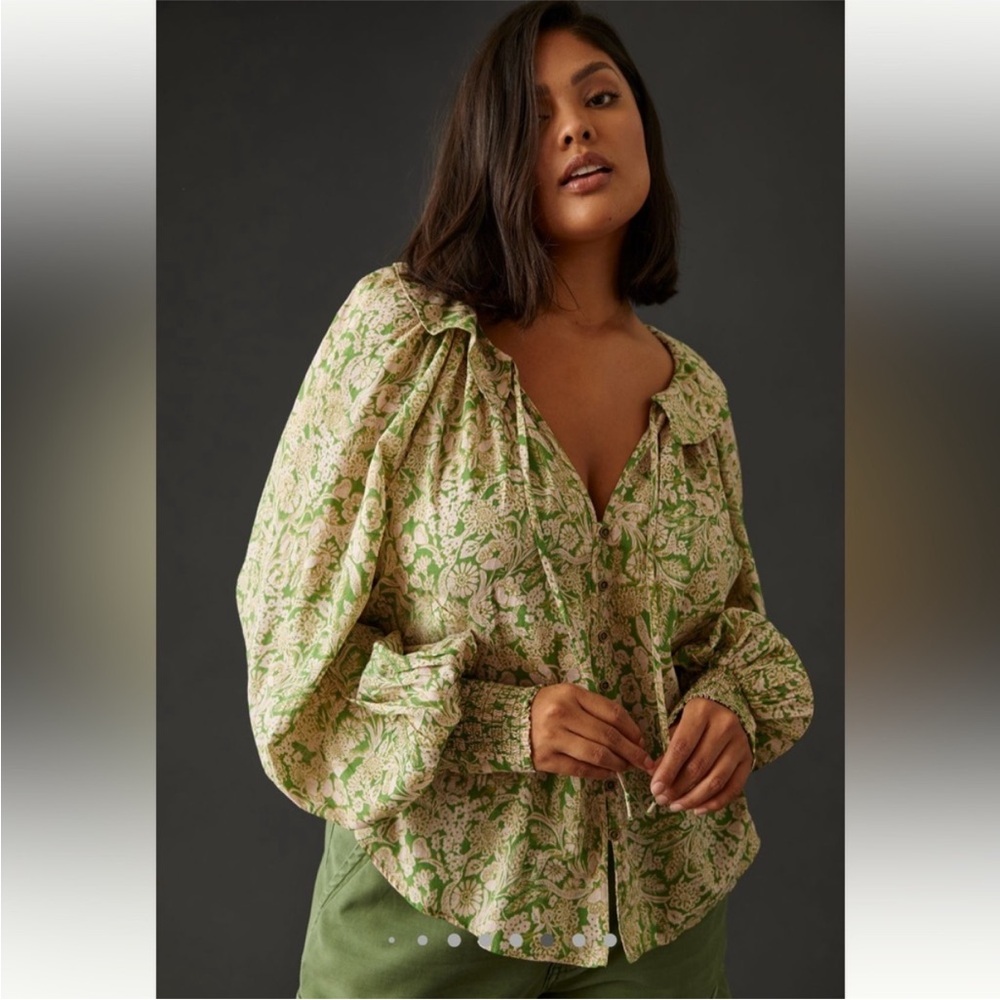 By Anthropologie Peasant Blouse